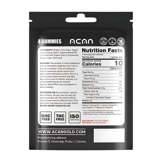 Orange 200MG Gummies