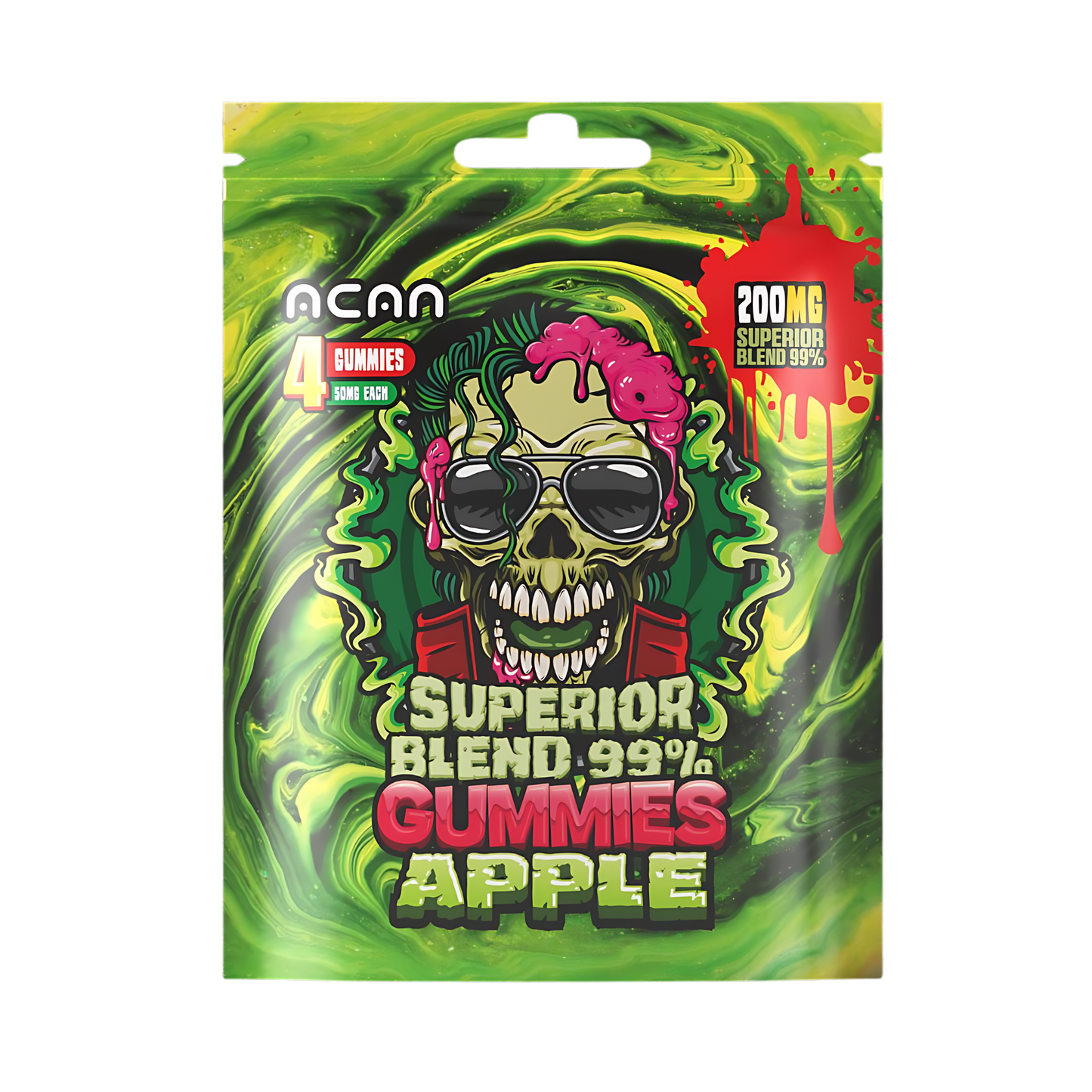 Apple 200MG Gummies