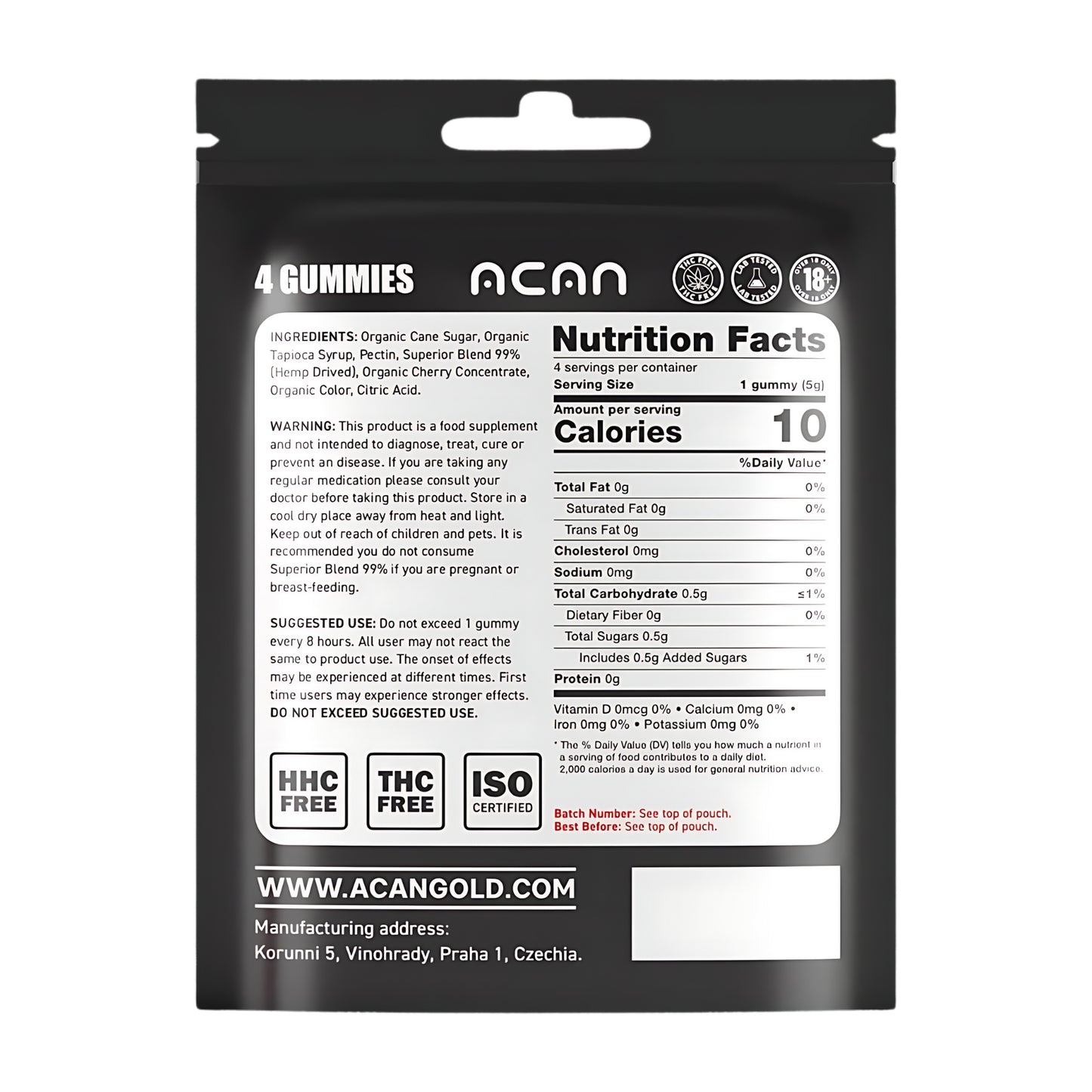 Orange 200MG Gummies