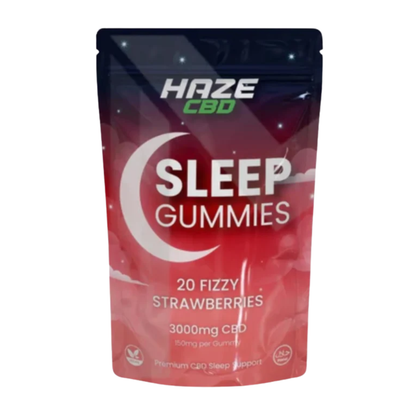 Fizzy STRAWBERRIES CBD Gummies 3000mg