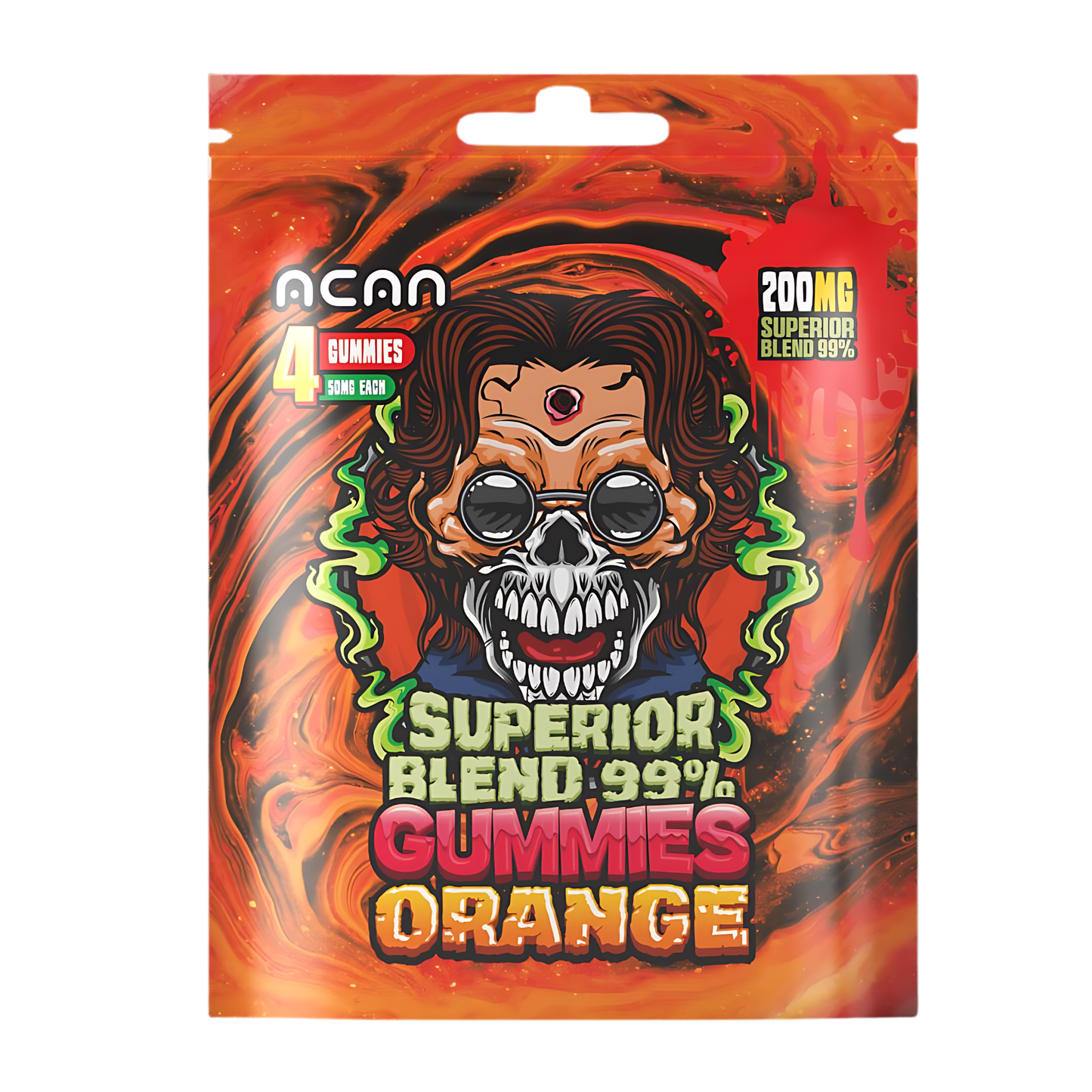 Orange 200MG Gummies