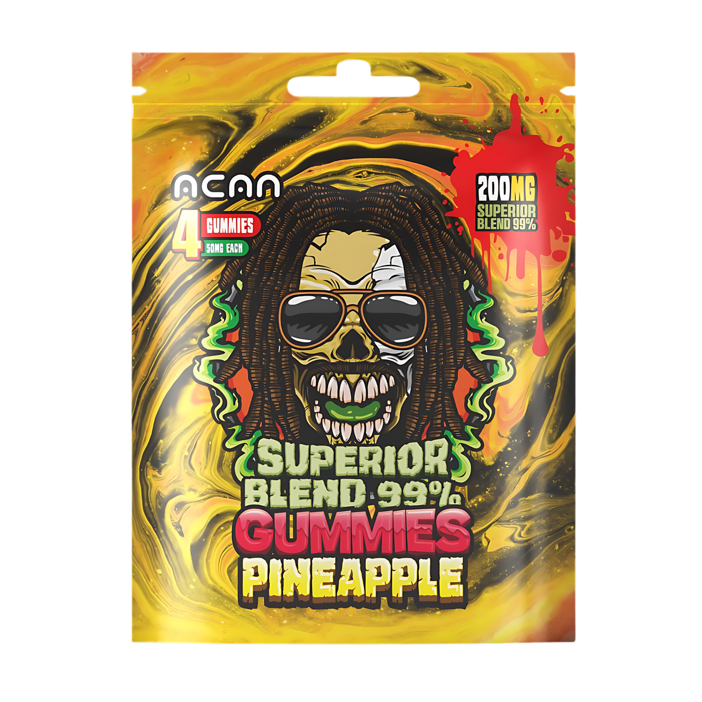 Pineapple 200MG Gummies